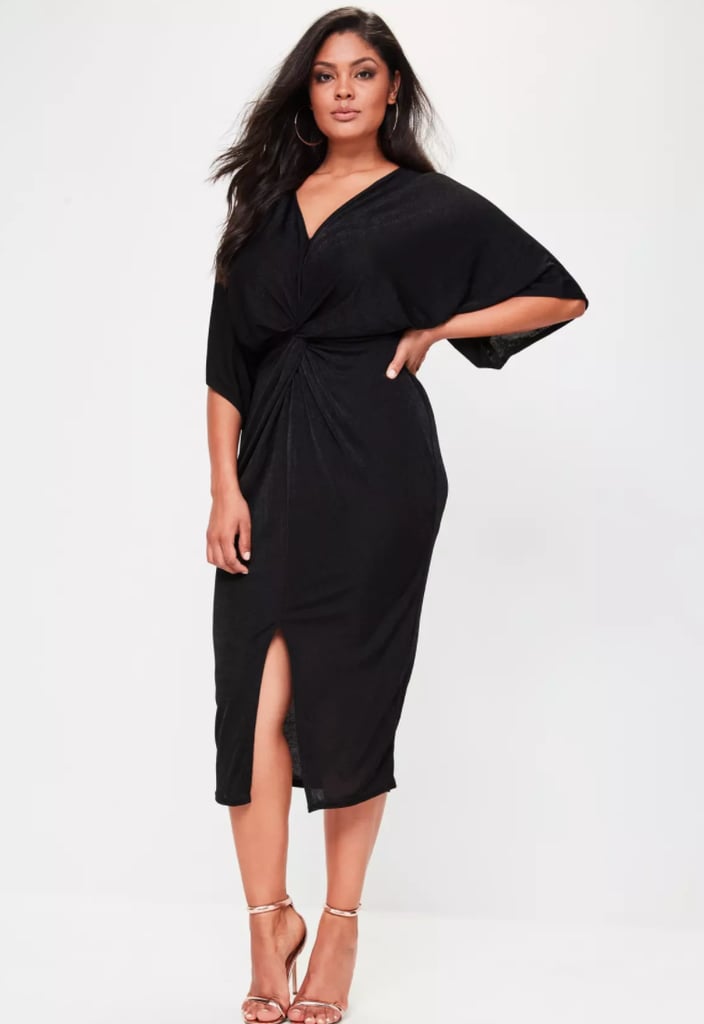 Missguided Slinky Kimono Dress | Plus-Size Holiday Dresses | POPSUGAR ...