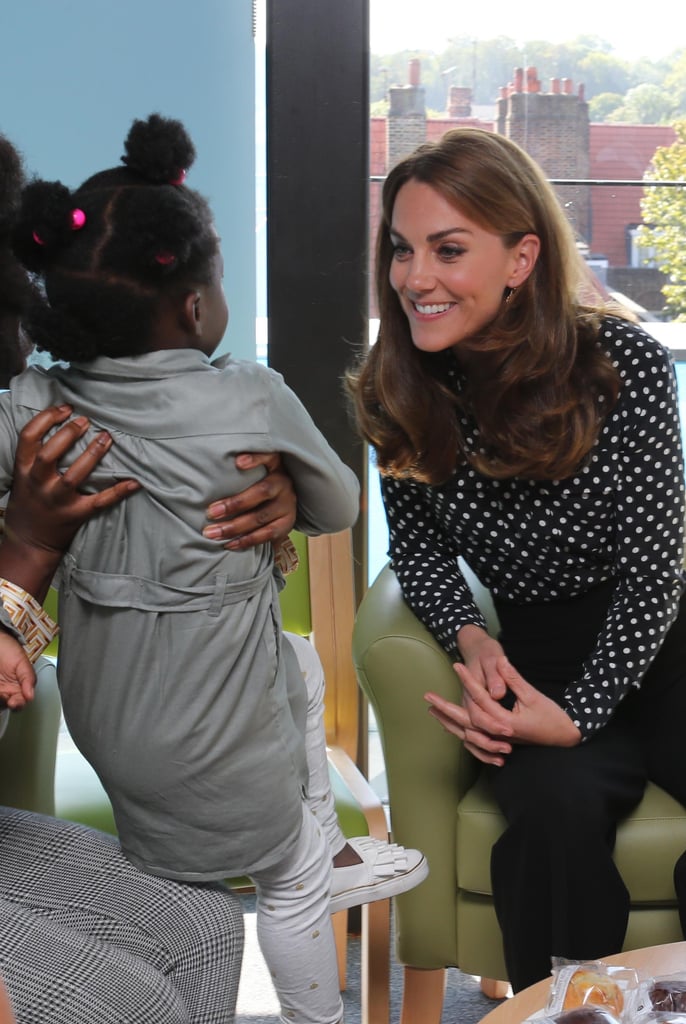 Kate Middleton Laughing With Little Girl at Sunshine House