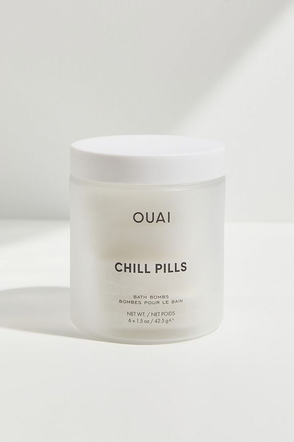A Relaxing Bath Product: Ouai Chill Pills Bath Bombs