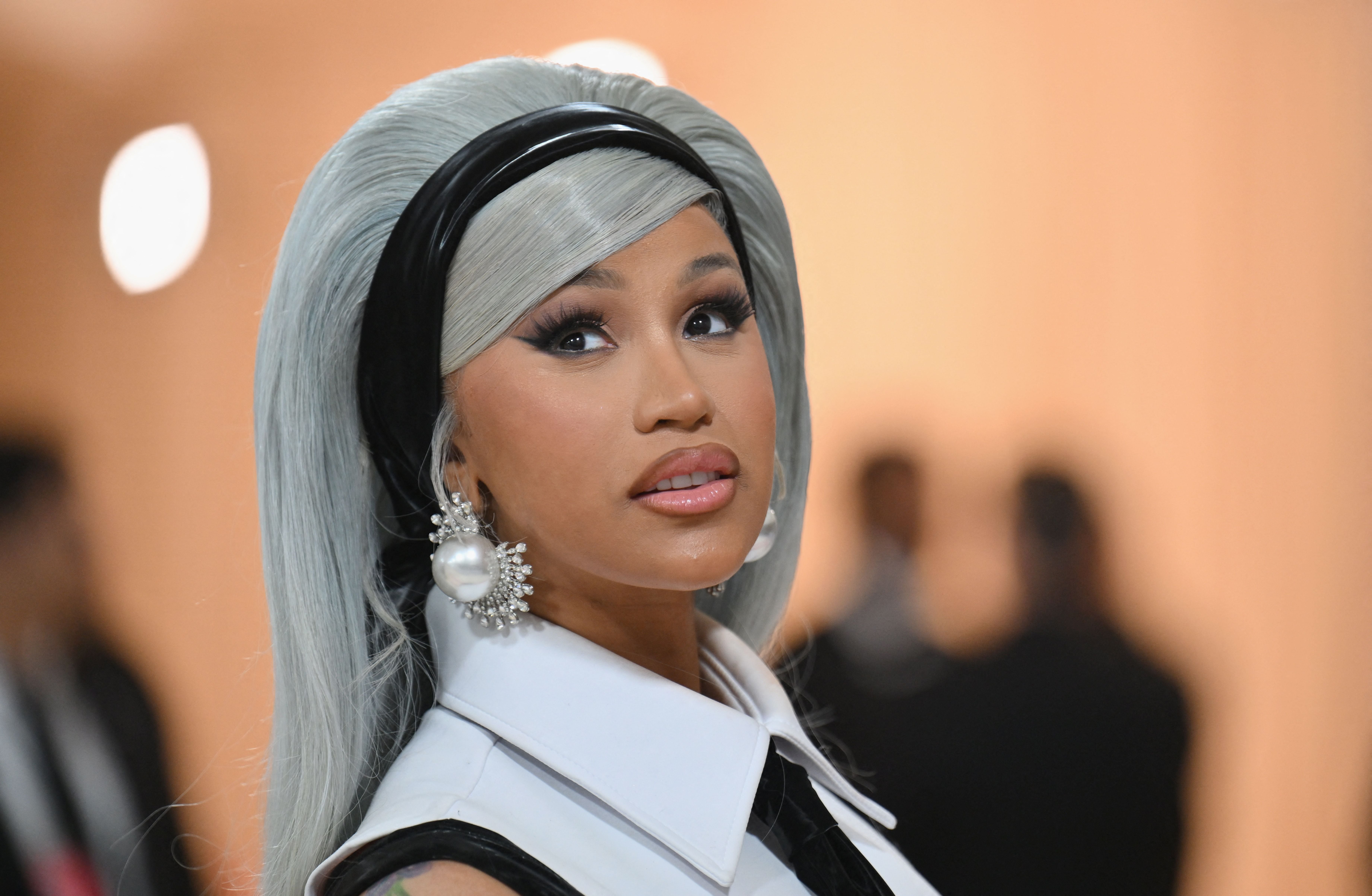 Cardi B Debuted a French Manicure With Mile-Long White Tips — See