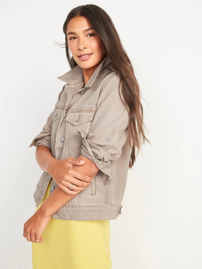 Your Weekday Favourite: Tan Non-Stretch Jean Jacket