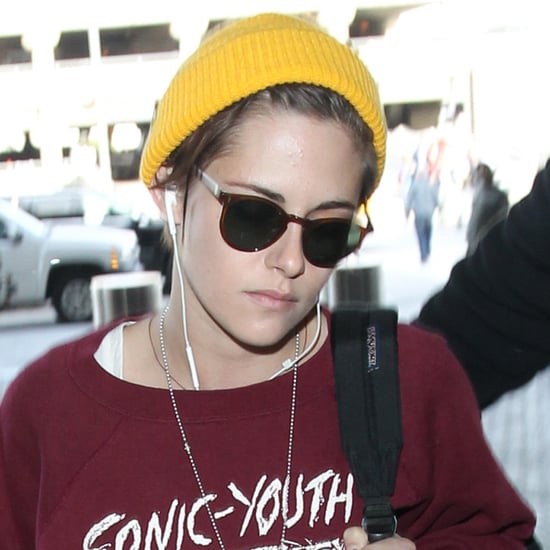 Kristen Stewart Carrying Her Luggage at LAX