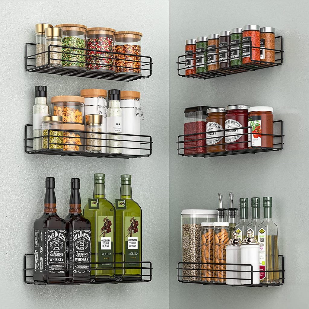 For Storage and Organization: Farmhouse Seasonings and Spice Rack Wall Mounted Organizer