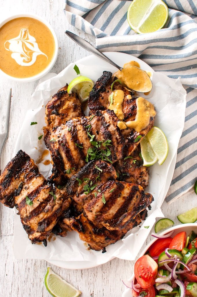 Coconut Marinated Grilled Chicken