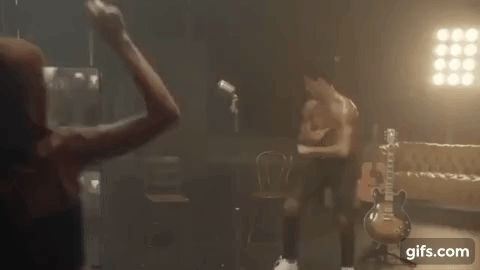 Oh snap, he busts some Magic Mike moves on us.
