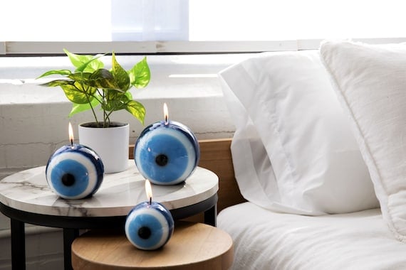 Mojaber Evil Eye Candle