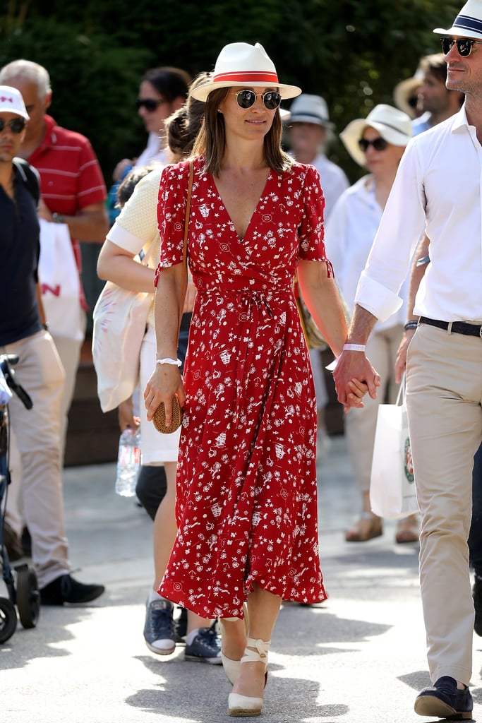 Pippa Middleton Red Ralph Lauren Dress