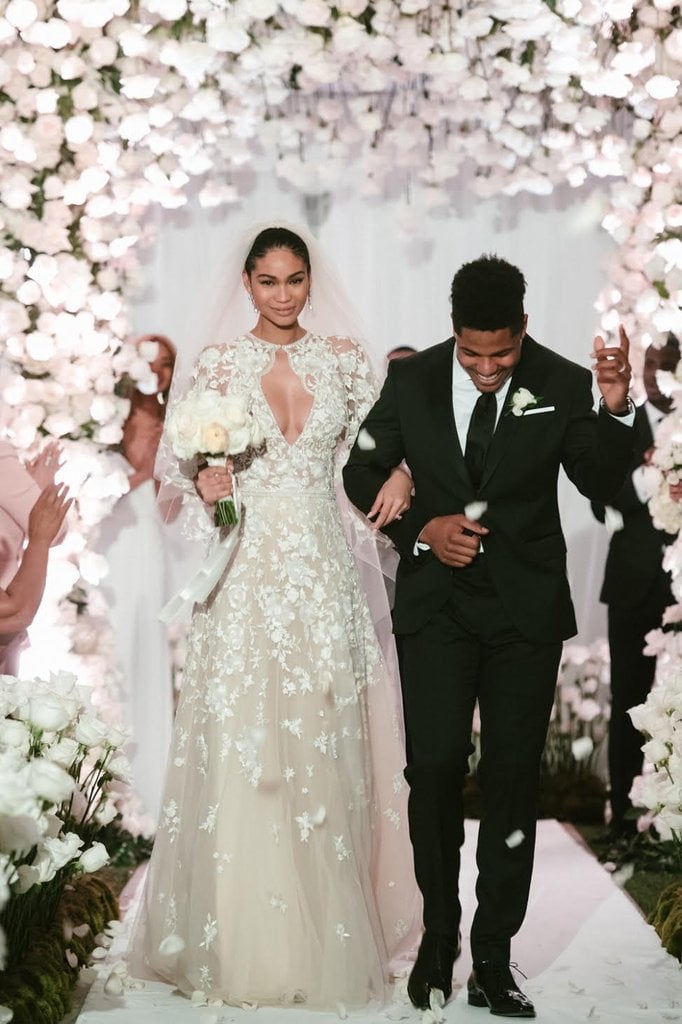 Chanel Iman S Zuhair Murad Wedding Dress The Most Gorgeous Wedding Gowns We Ve Seen So Far This Year Popsugar Fashion Photo 12