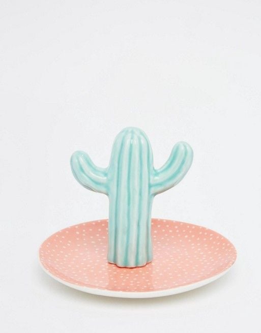 Cactus jewelry dish ($8)