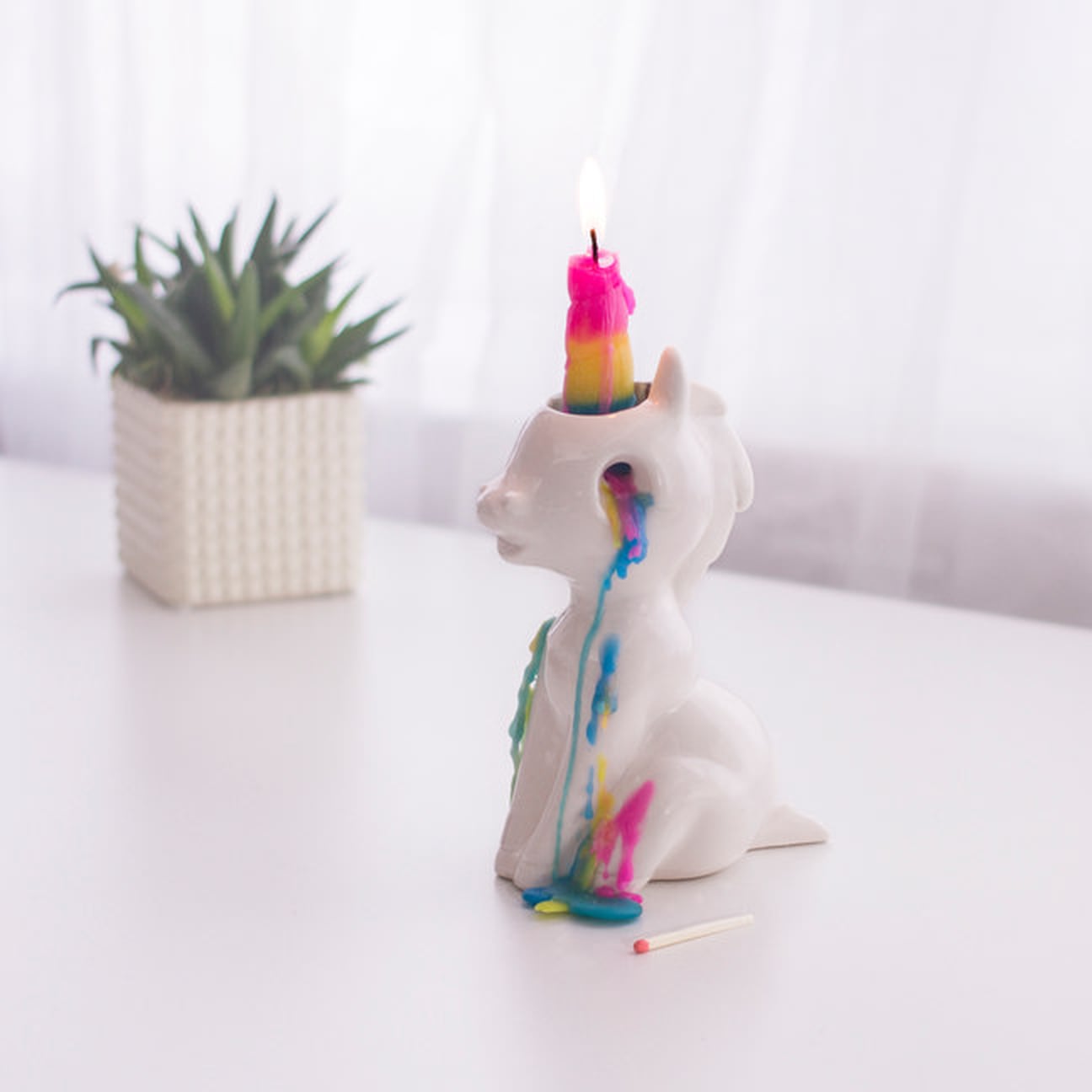 Crying Unicorn Candle | PS Home