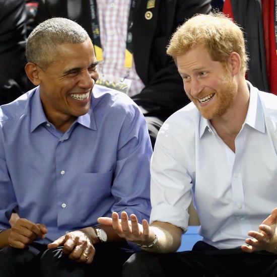 Prince Harry and Barack Obama Pictures