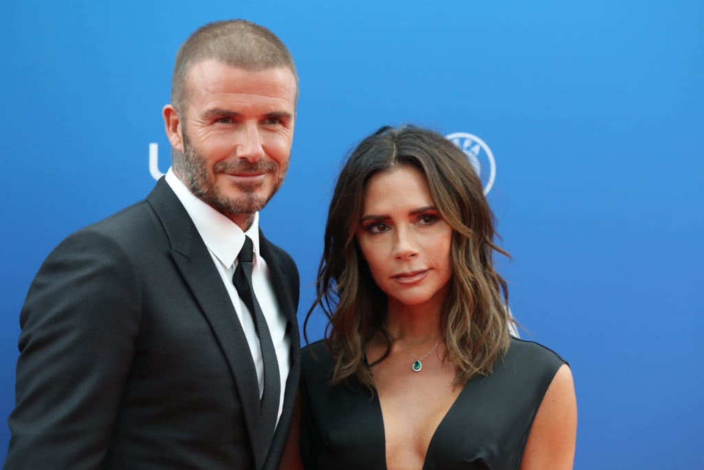 Victoria Beckham's Black Dress at UEFA Champions League Draw