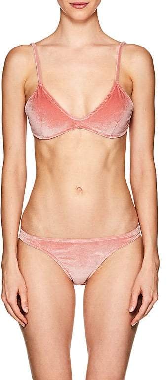 Suboo Women's Velvet Bikini Top and Bottom