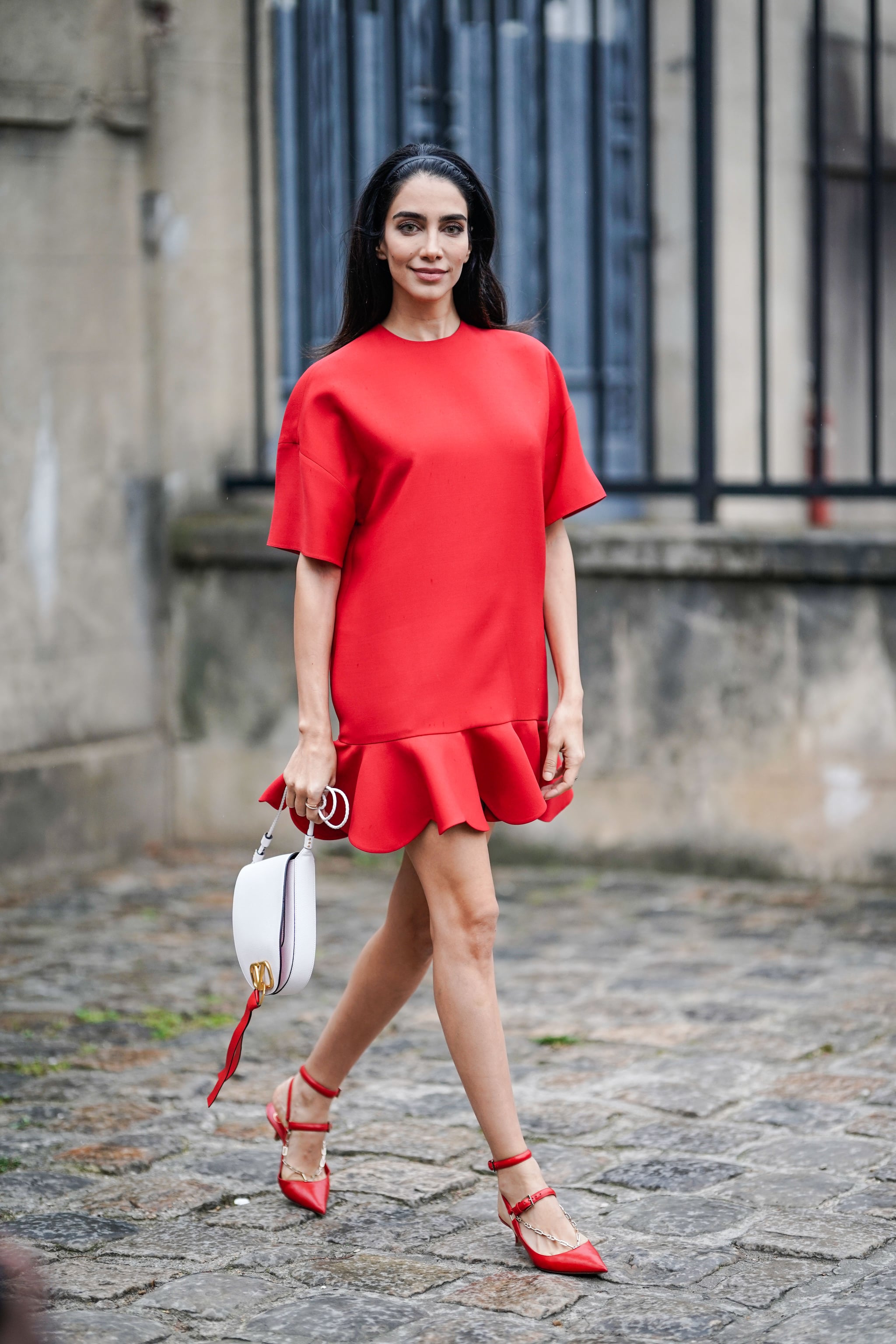 Add a Headband to Your Favorite Red Dress | 27 Breezy Work Outfits That'll  Inspire You All Summer Long | POPSUGAR Fashion Photo 16