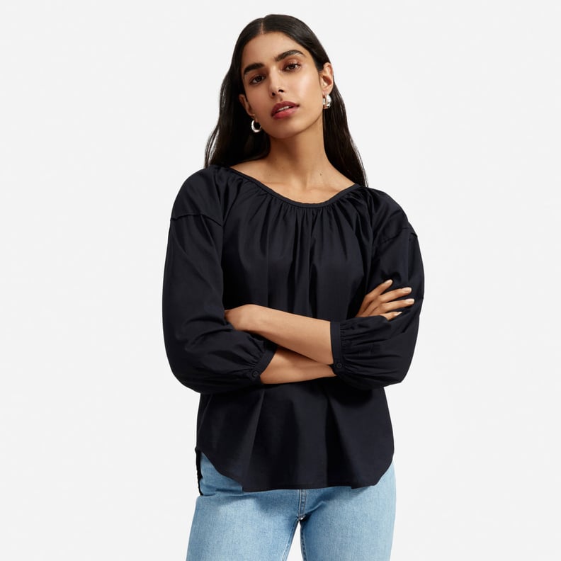 Everlane The Air Ruched Blouse
