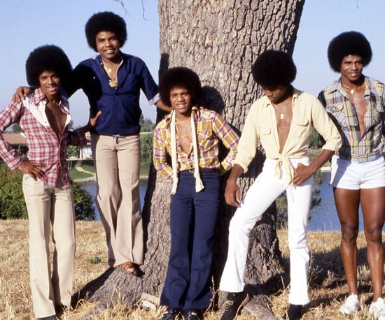 Michael, Tito, Jermaine, Marlon, and Jackie Jackson made up The Jackson 5. They posed together at their family home in LA in 1978.