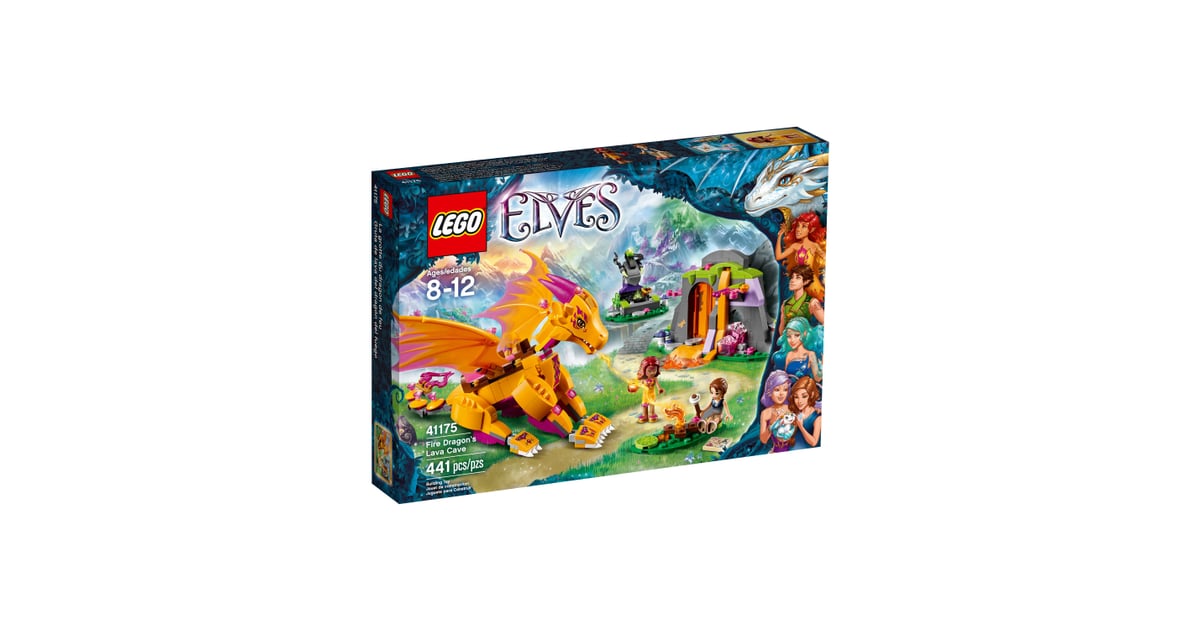 lego elves lava cave