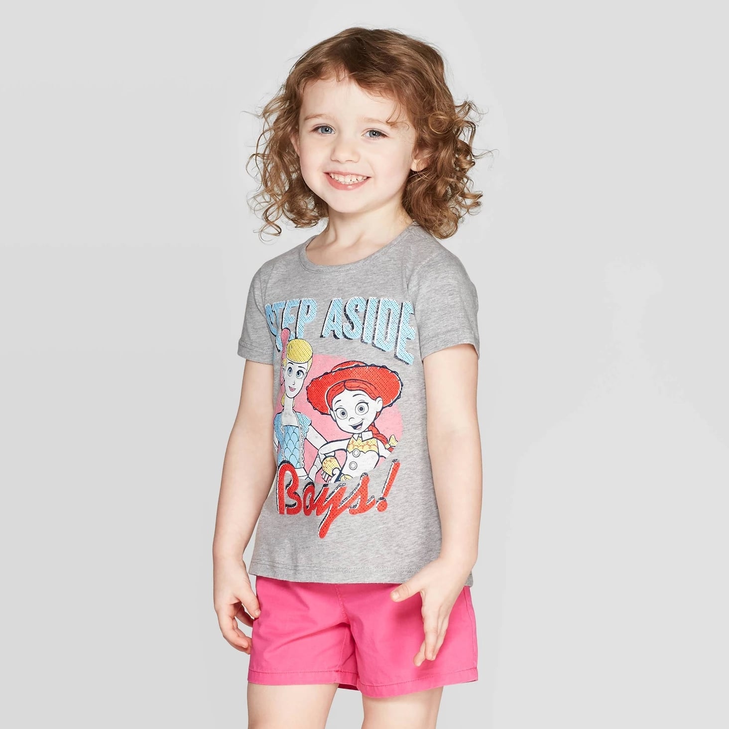 Toddler Girls Toy Story Jessie and Bo Peep Short Sleeve T Shirt