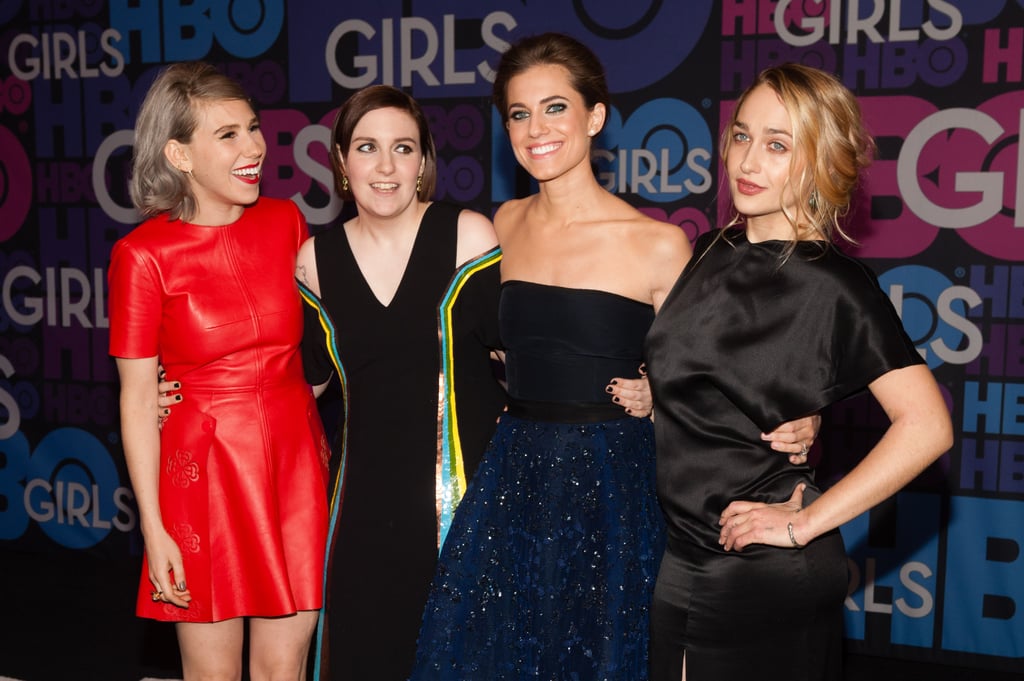 Zosia Mamet, Lena Dunham, Allison Williams, and Jemima Kirke came together for the NYC premiere of Girls on Monday night.
