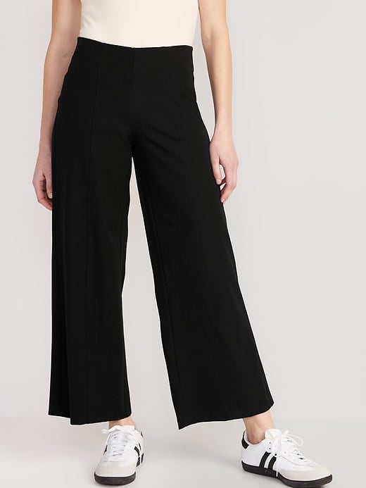 Old Navy High-Waisted Pull-On Pixie Wide-Leg Pants