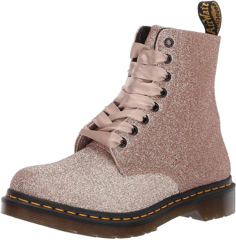 Dr. Martens Glitter Boots POPSUGAR Fashion