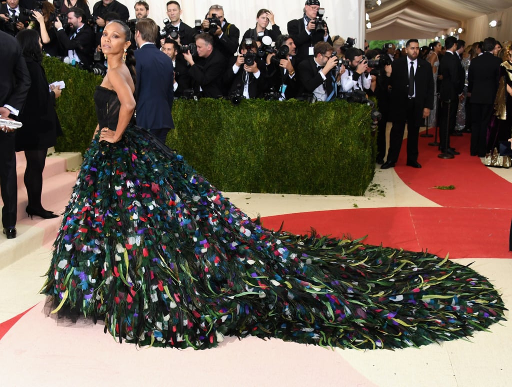 Zoe Saldana and Marco Perego at Met Gala 2016
