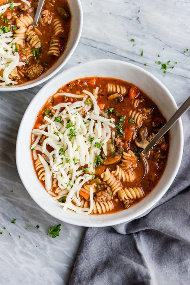 Lasagna Soup