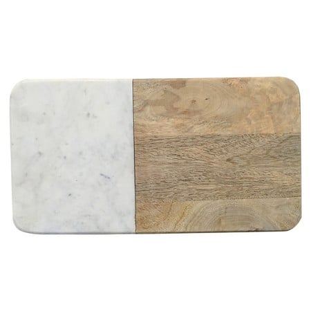 Wood & Marble Chopping Board