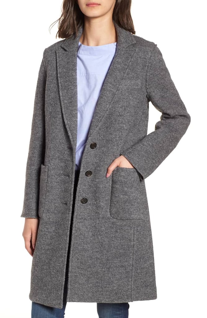 J.Crew Olga Boiled Wool Topcoat