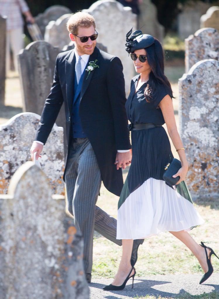 Prince Harry and Meghan Markle at Friend's Wedding 2018