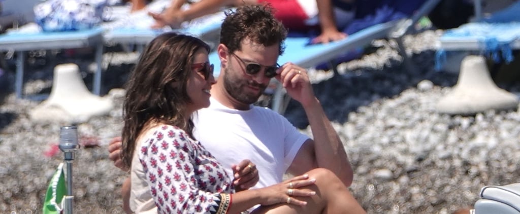 Jamie Dornan and Amelia Warner in Italy August 2018