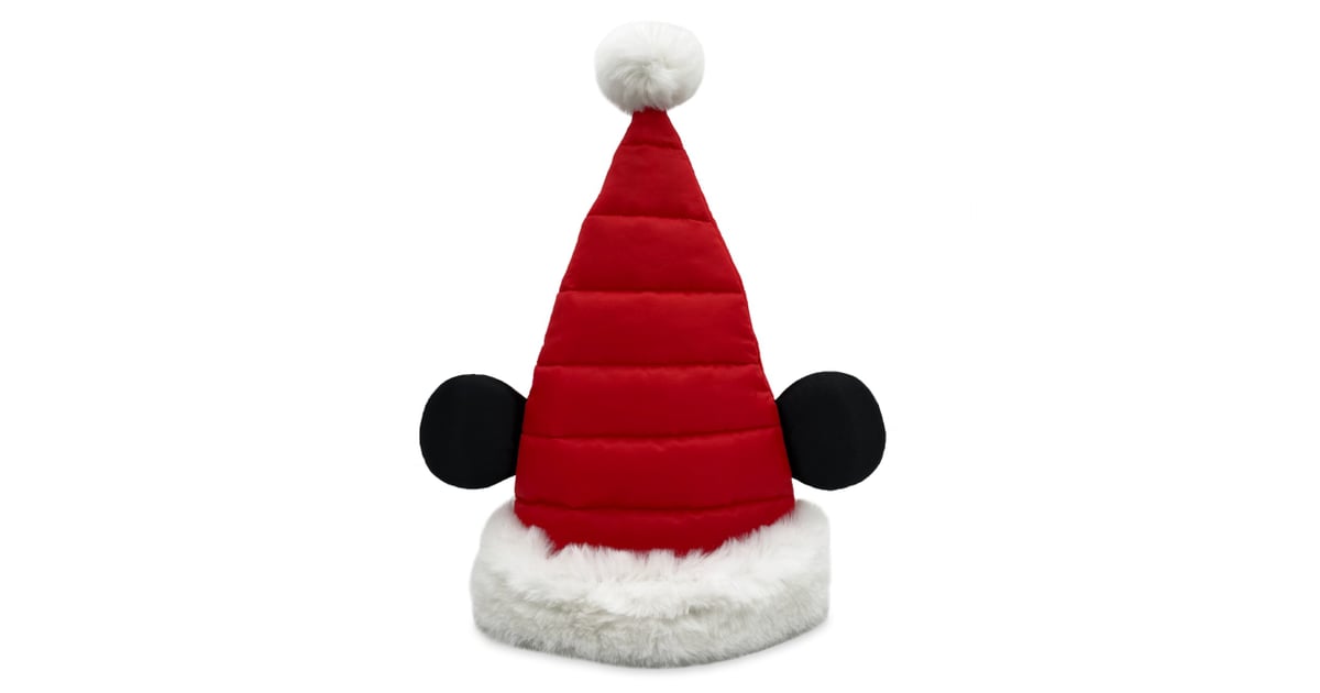 mickey mouse in santa hat