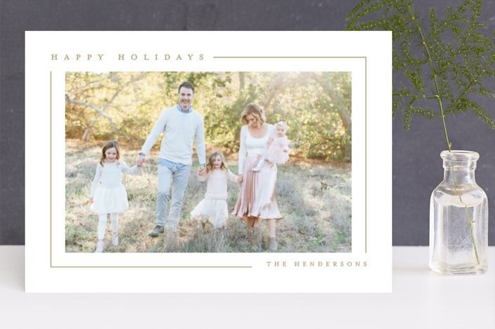 Simply Serene Card from Minted ($1-$3 per card)