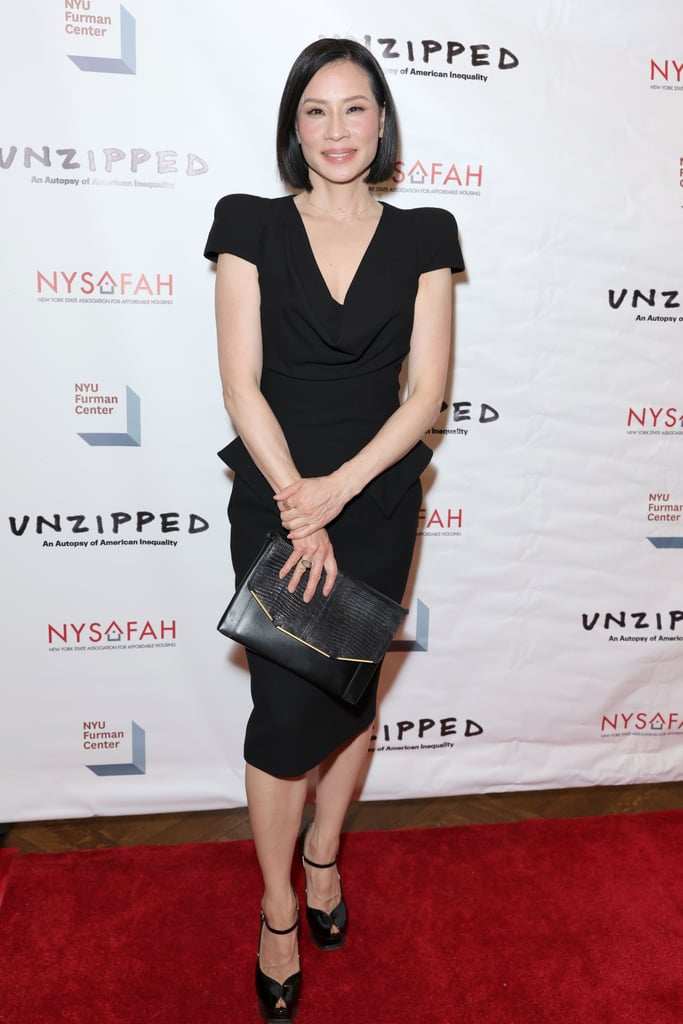 Lucy Liu Debuts Bob Haircut at Unzipped New York Screening