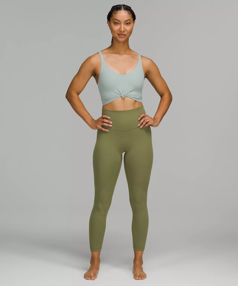 Women's Skinny Fit Polyester Blend Yoga Pants Gym Workout Leggings  Green/Black