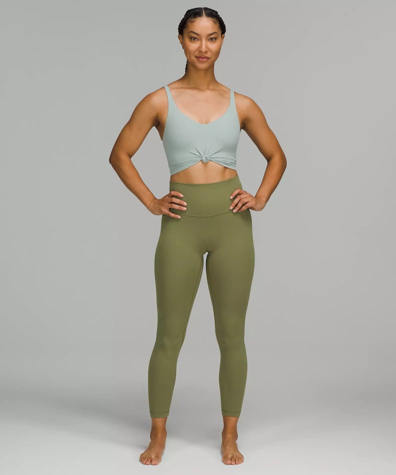 Colorful Koala Olive Green Full Length High Waisted Yoga Athletic