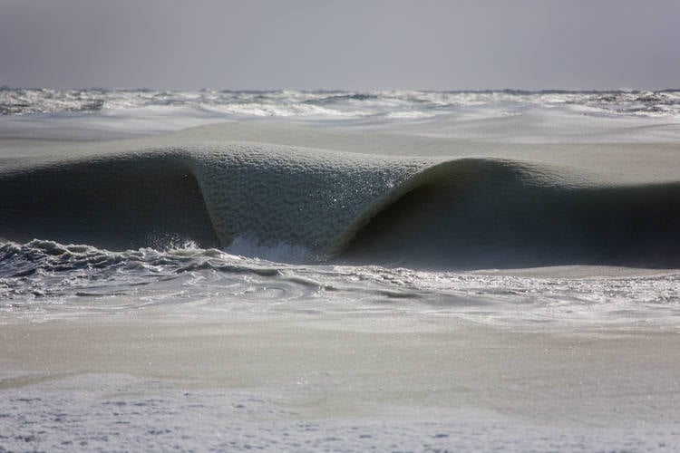 Frozen Waves in Nantucket, MA | Pictures