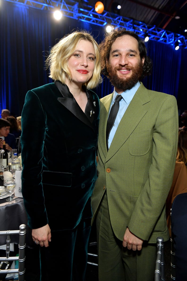 Greta Gerwig and Josh Safdie at the 2020 Critics' Choice Awards