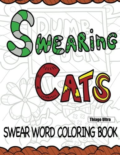 Swearing Cats: Swear Word Coloring Book