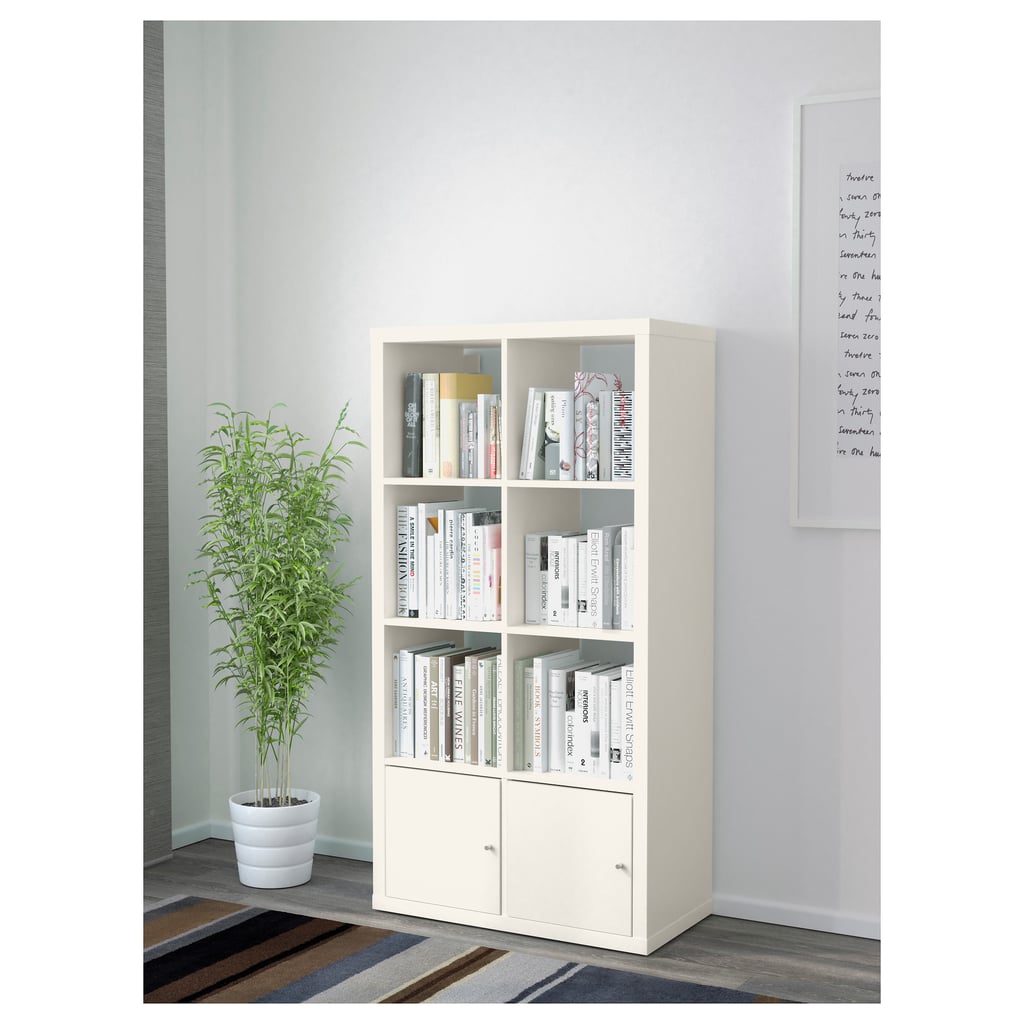 Shelving Unit With Doors Ikeas Best Small Space Items Popsugar