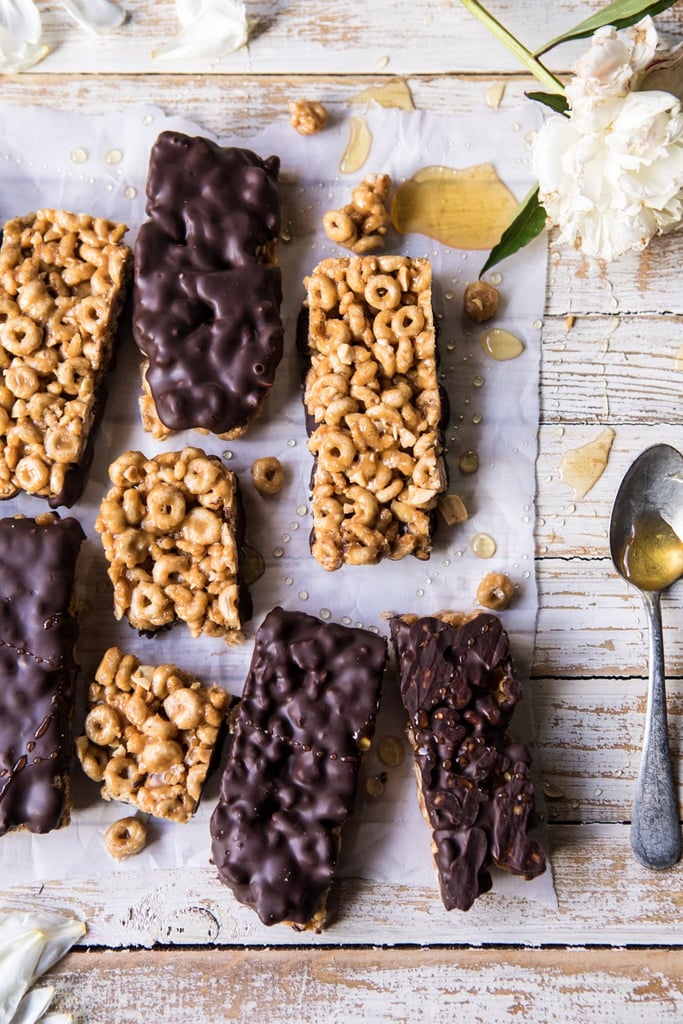 Chocolate Peanut Butter and Honey Cheerios Bars
