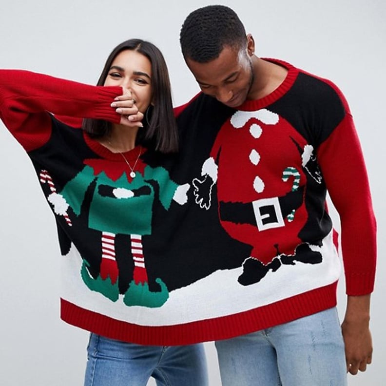Two person ugly sweater on sale