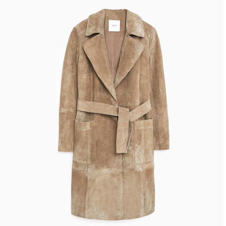 MANGO Suede Trench ($290)