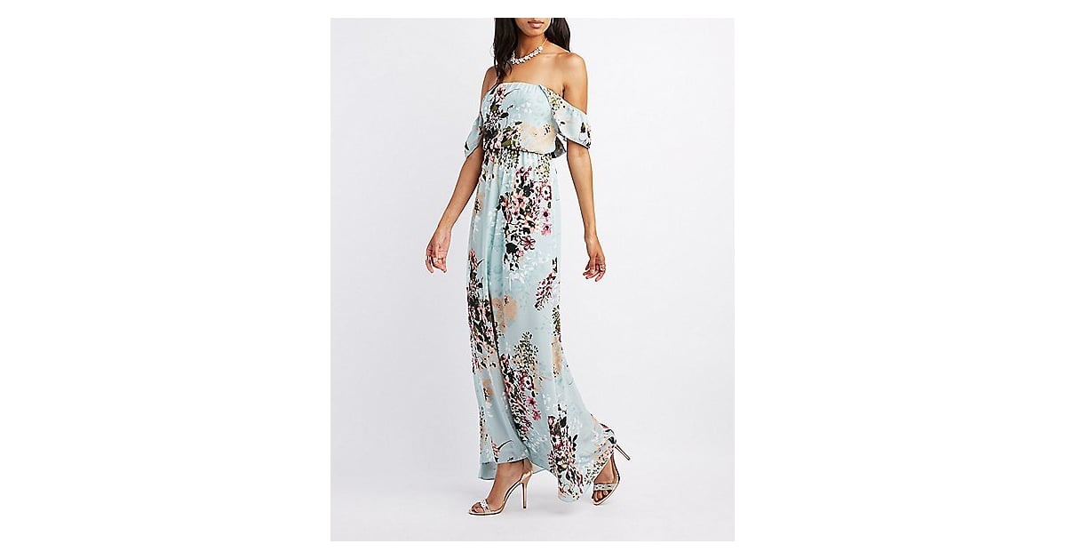 charlotte russe off the shoulder dress