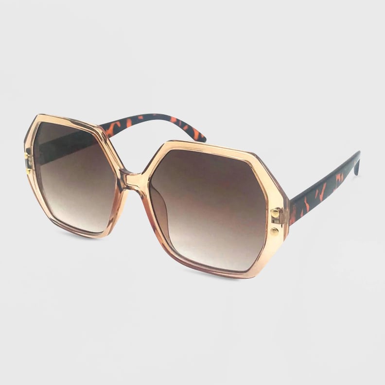 Wild Fable Women's Square Sunglasses — Brown