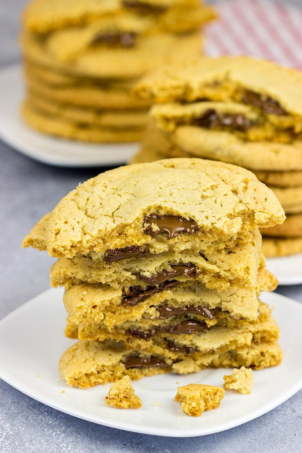 Chocolate Stuffed Peanut Butter Cookies