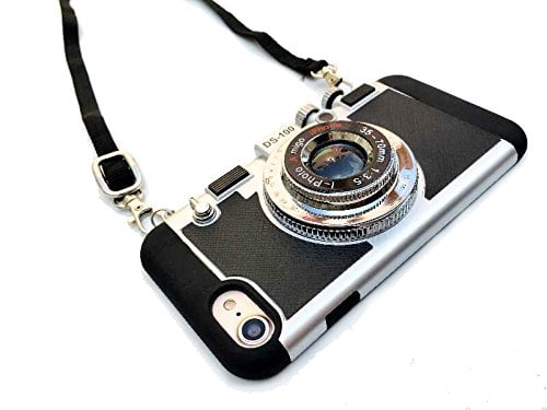 Modern 3D Vintage Style Camera Design Silicone Cover