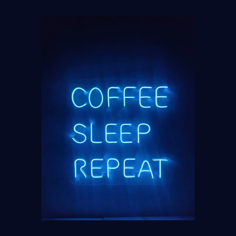 recipes A Buzzing Neon Sign For Their Morning Buzz