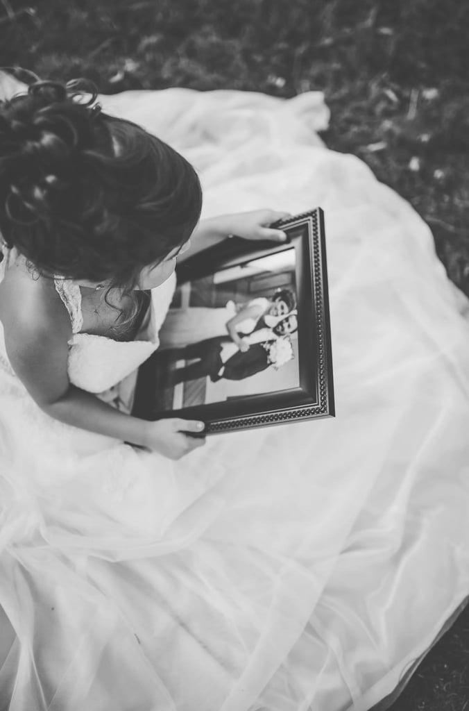 Toddler Wears Late Mom's Wedding Dress