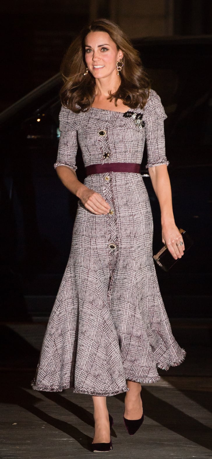 Kate Middleton Plaid Erdem Dress October 2018 | POPSUGAR Fashion Photo 25